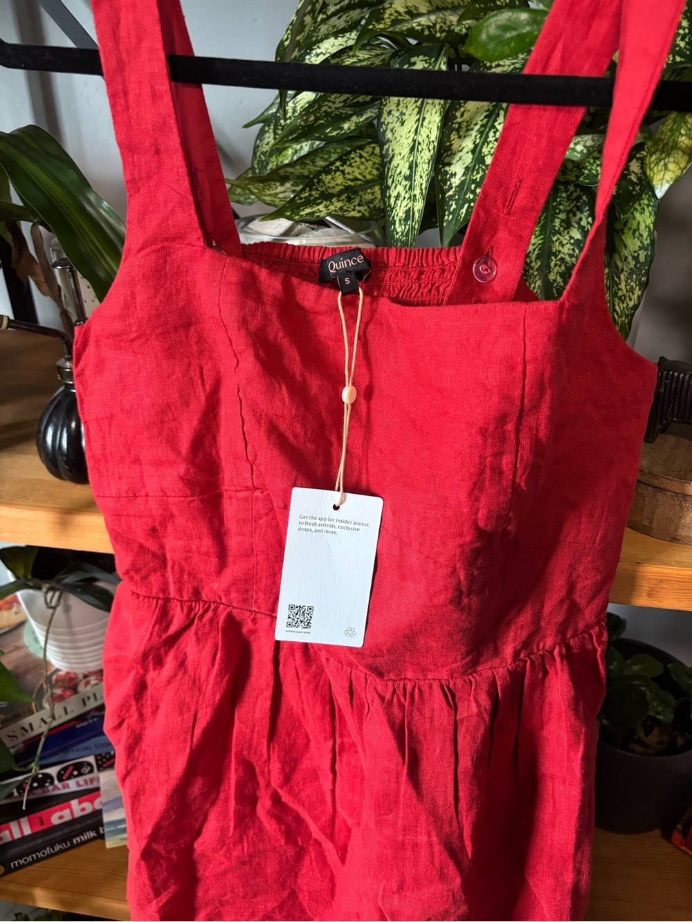 Quince 100% European Linen Fit & Flare Midi Dress NWT | Small - Picture 6 of 9
